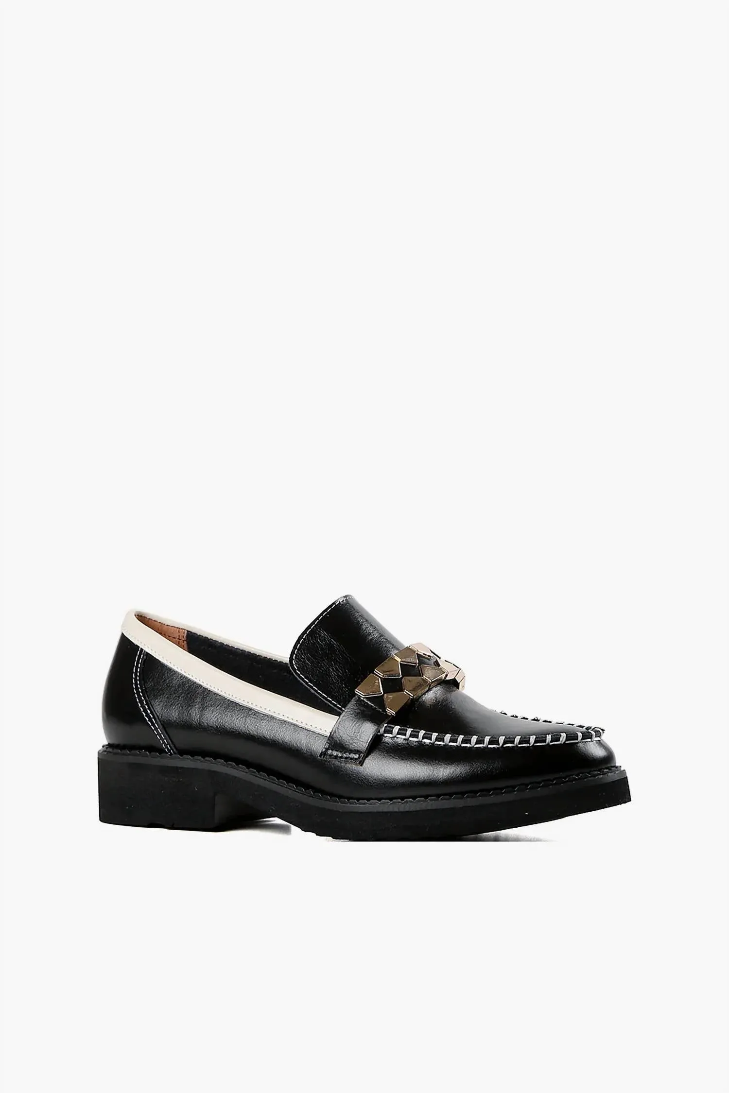 All Black - Women's Clip And Stitch Loafer