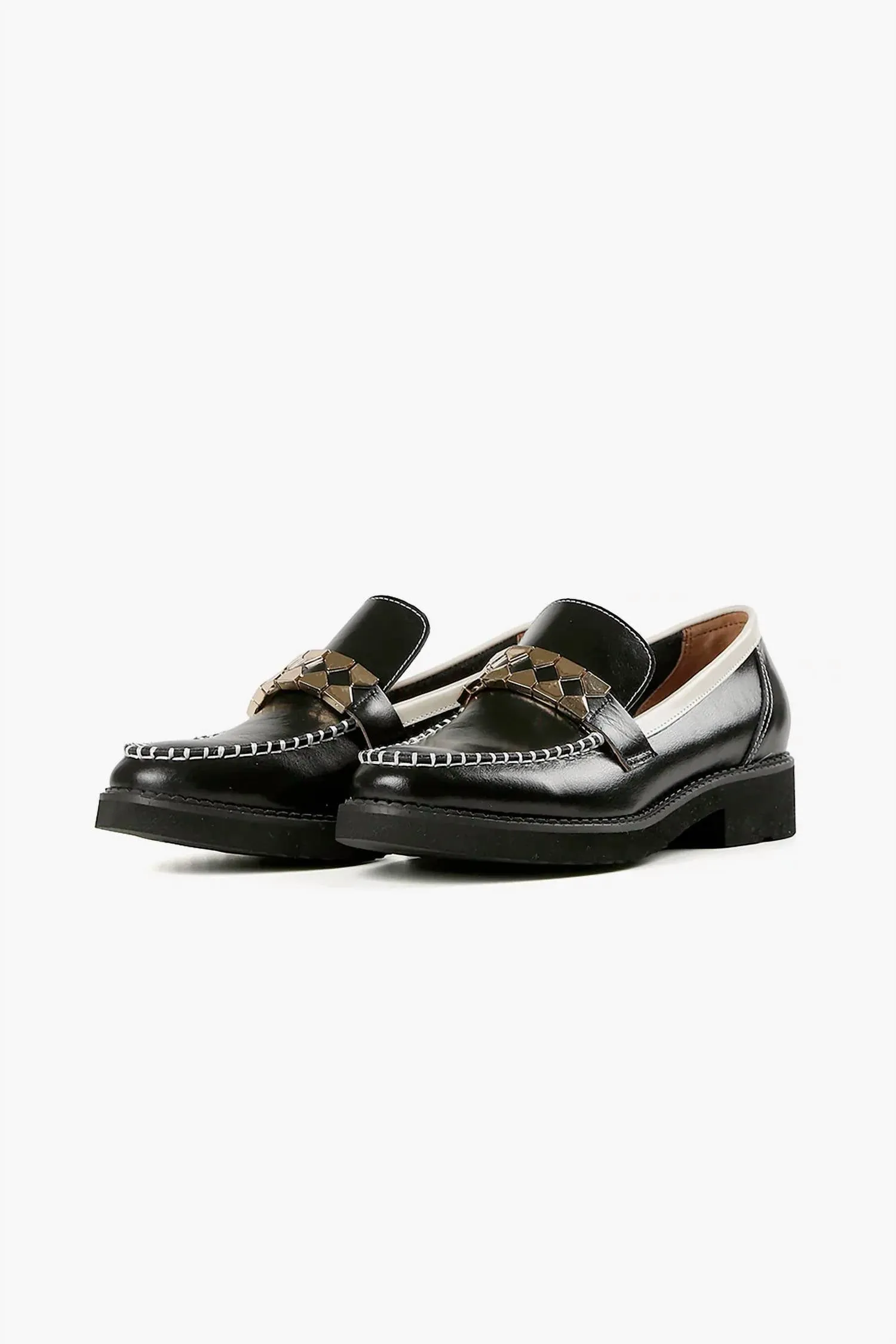 All Black - Women's Clip And Stitch Loafer