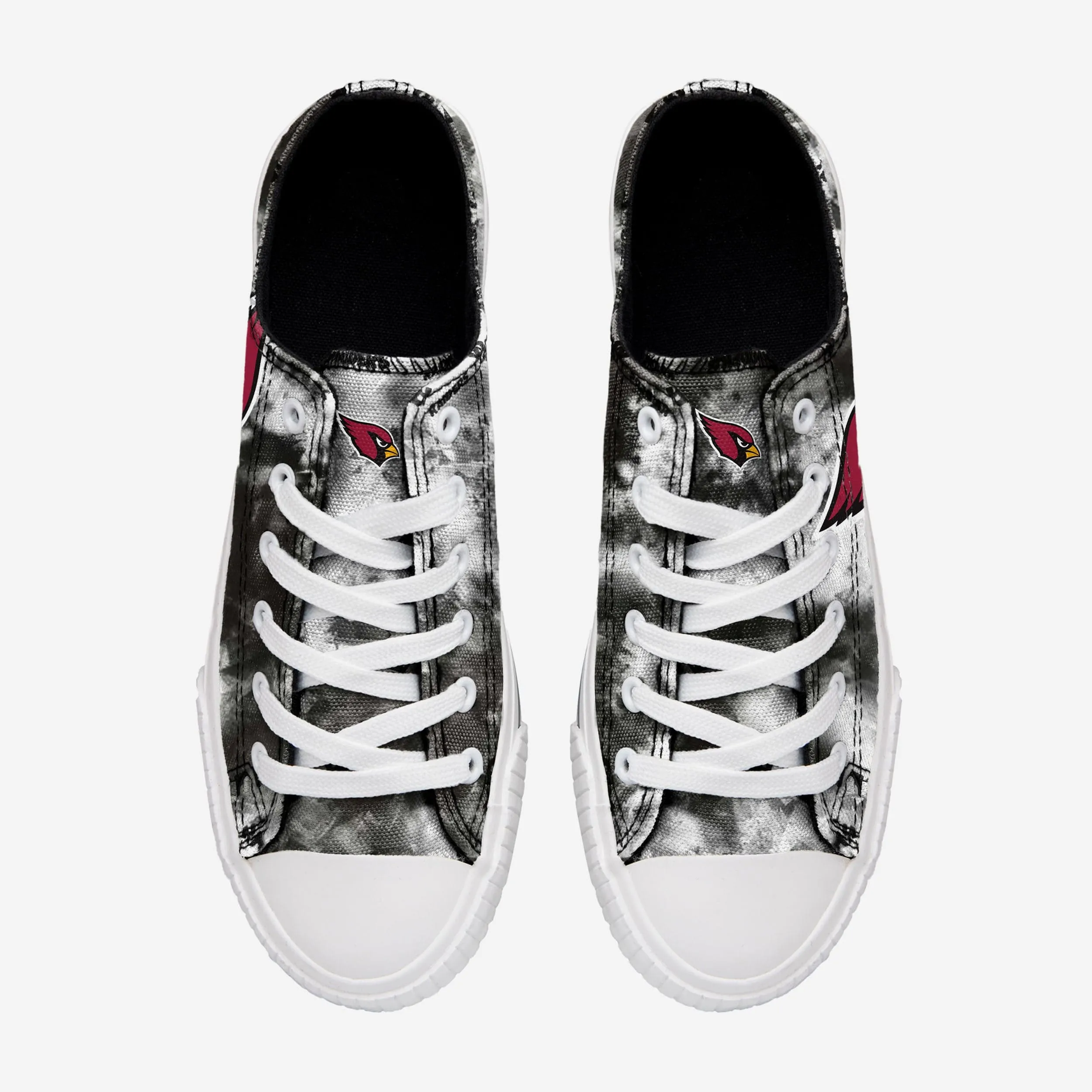 Arizona Cardinals Womens Low Top Tie-Dye Canvas Shoe