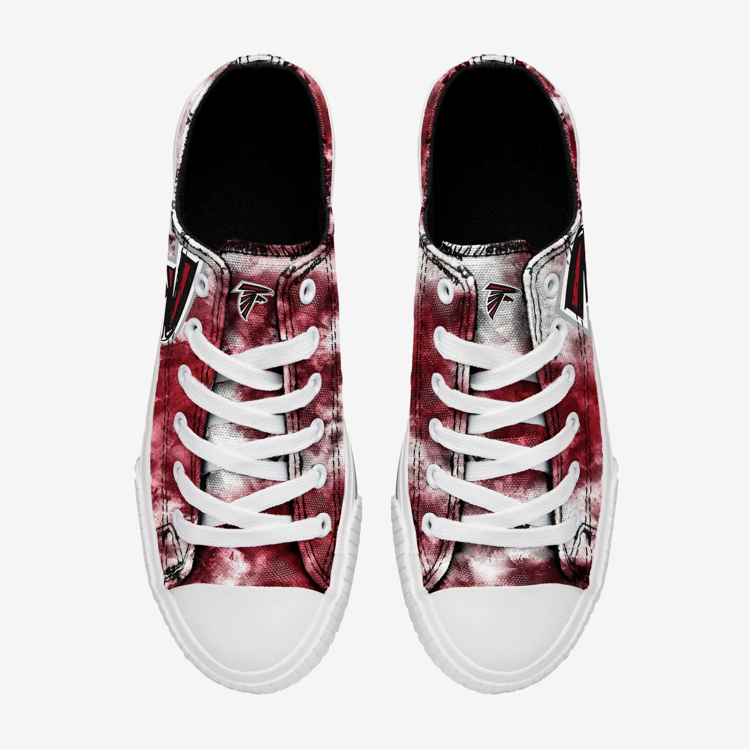Atlanta Falcons Womens Low Top Tie-Dye Canvas Shoe