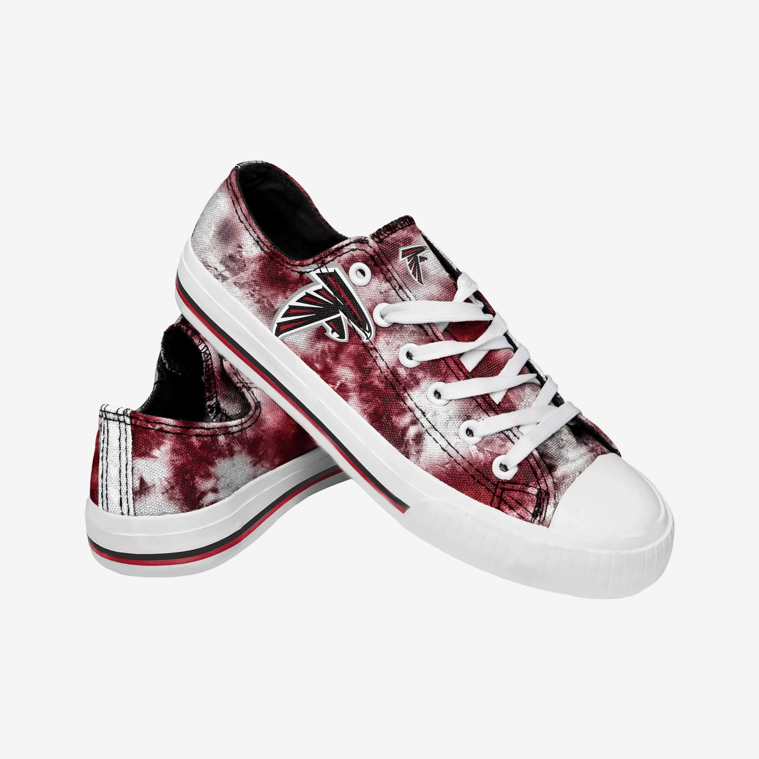 Atlanta Falcons Womens Low Top Tie-Dye Canvas Shoe