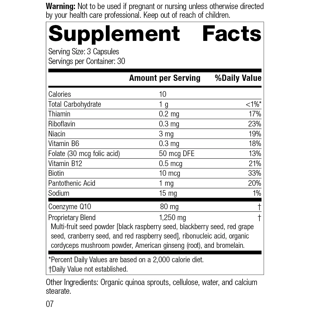 B Vitality with CoQ10, 90 Capsules
