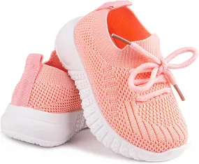 Baby Boy Girl First Walking Shoes Toddler Infant Mesh Sneakers Breathable Lightweight Non-slip Rubber Sole Summer