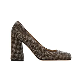 Bottega Veneta Crystal Embellished Tower Pumps