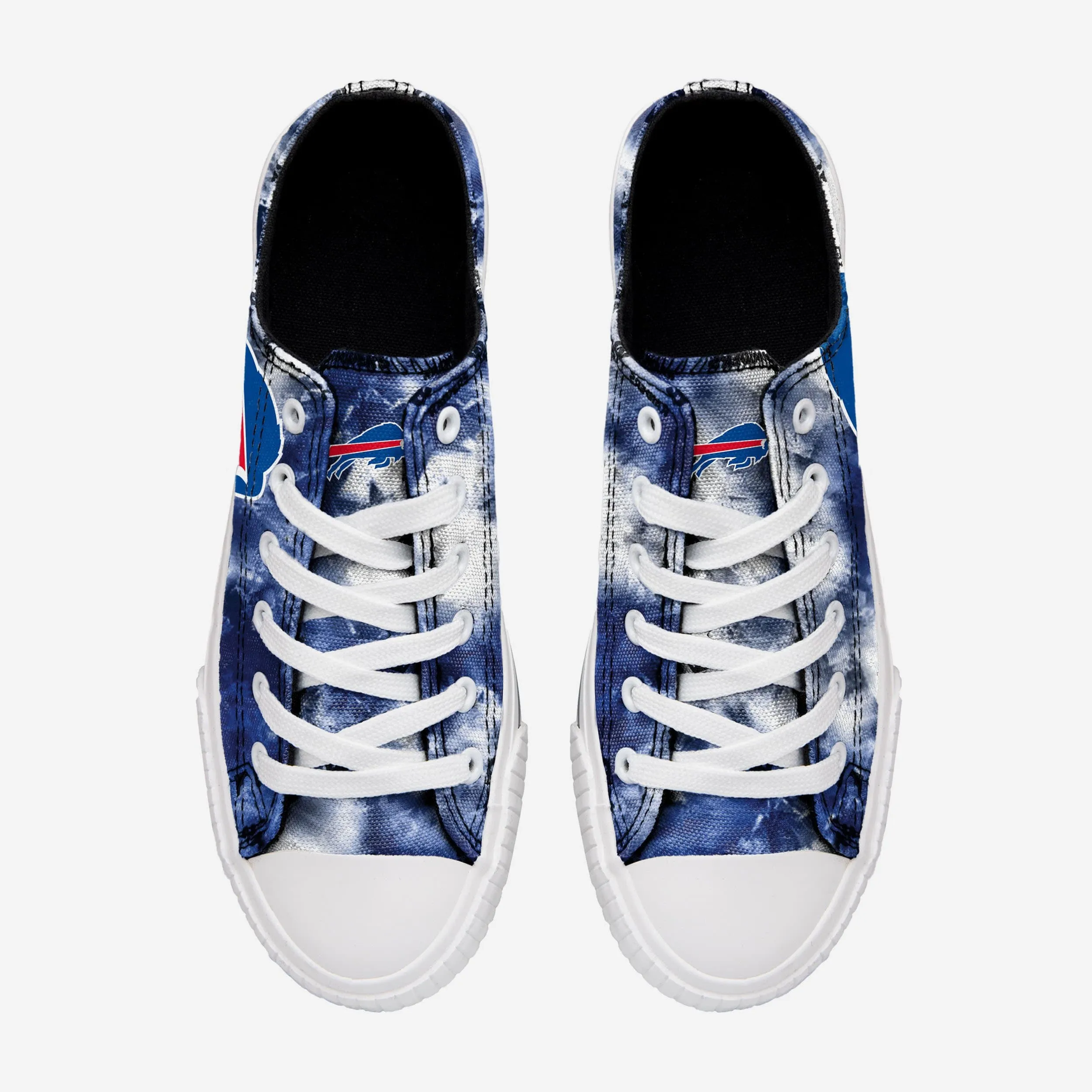 Buffalo Bills Womens Low Top Tie-Dye Canvas Shoe