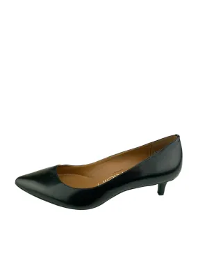 Calvin Klein Women's Gabrianna Kitten Heel Pumps Black Size 10