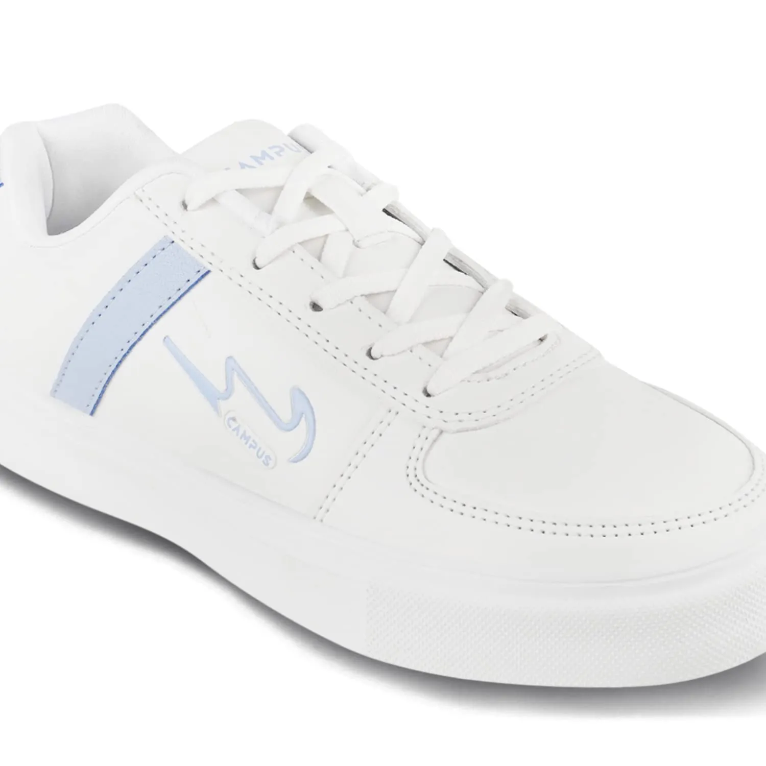 Campus Women's Flat Camp-Clint Wht/L.Sky Snakers 6-Uk/India