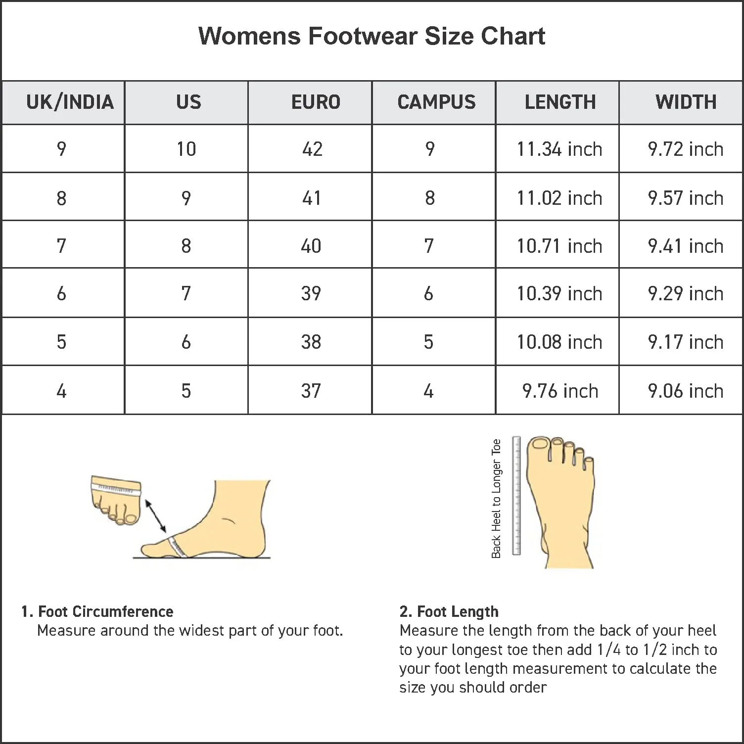 Campus Women's Flat Camp-Clint Wht/L.Sky Snakers 6-Uk/India