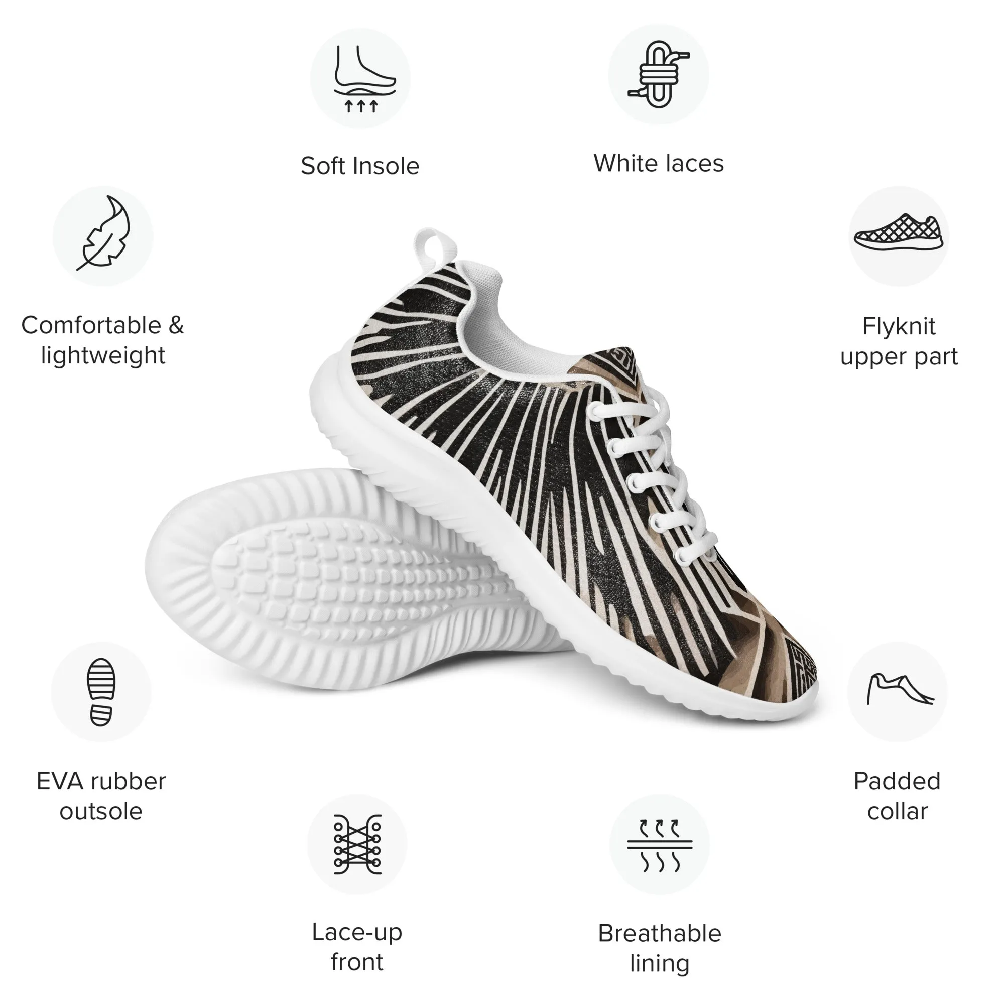 Chaussures de sport pour homme "Lignes blanches"