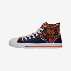 Chicago Bears Mens High Top Big Logo Canvas Shoe