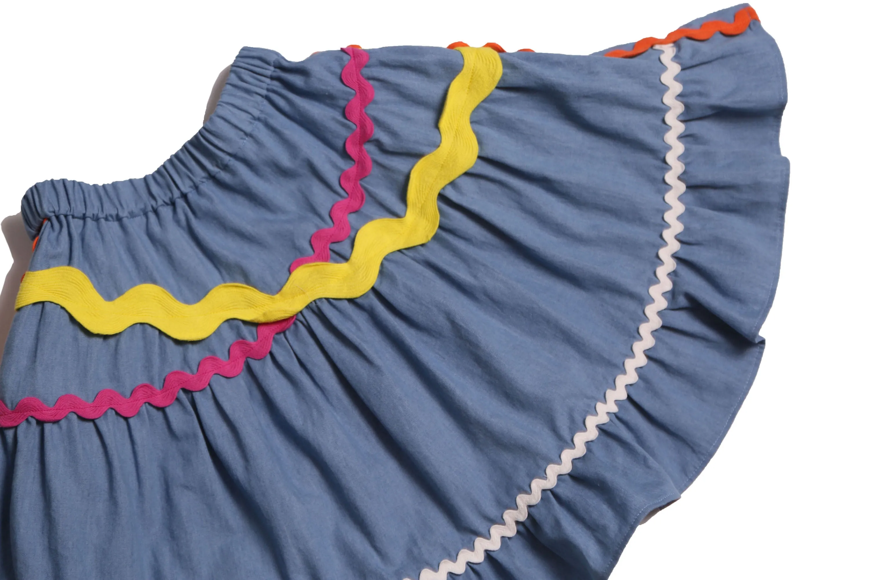 CRISS CROSS FLARE SKIRT