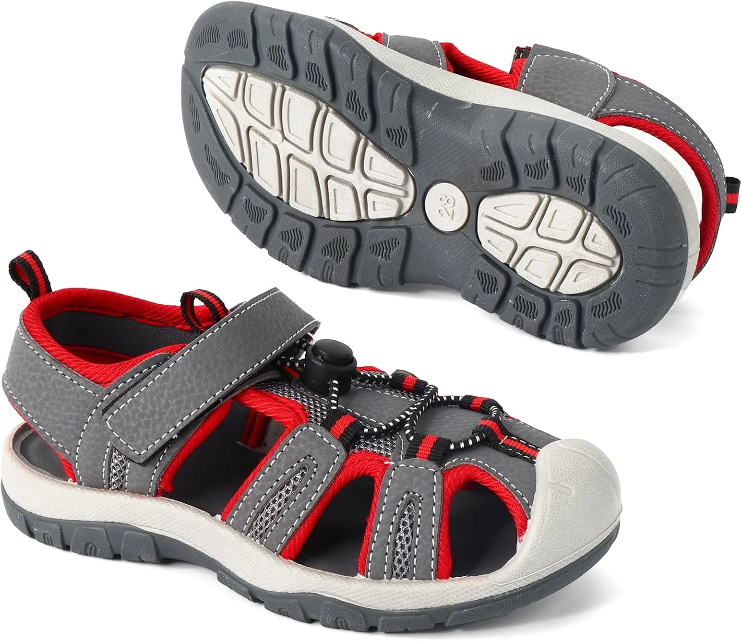 Daclay Boys' Casual Sports Kids Sandals Breathable Lightweight Fashionable Children's Outdoor Girls' Sandals