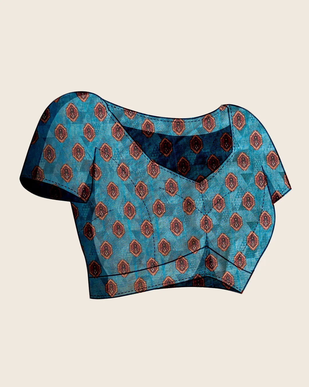 Fashionable Cotton Saree with Modern Digital Prints
