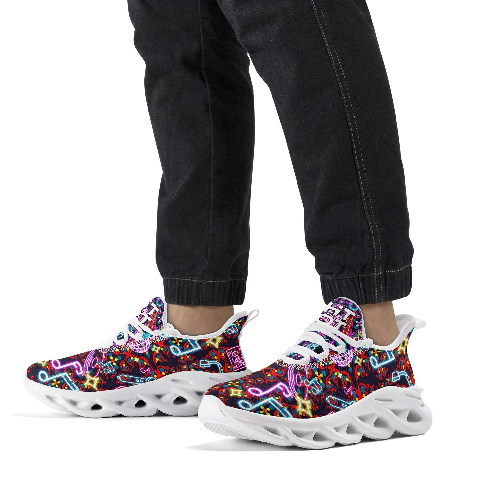 FlexPro Air Mesh Sneakers  - Air Jam Neon Red