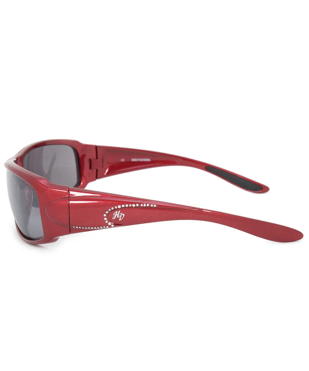 Harley Davidson Rectangle Sunglasses HDS8002 RD 3F 63