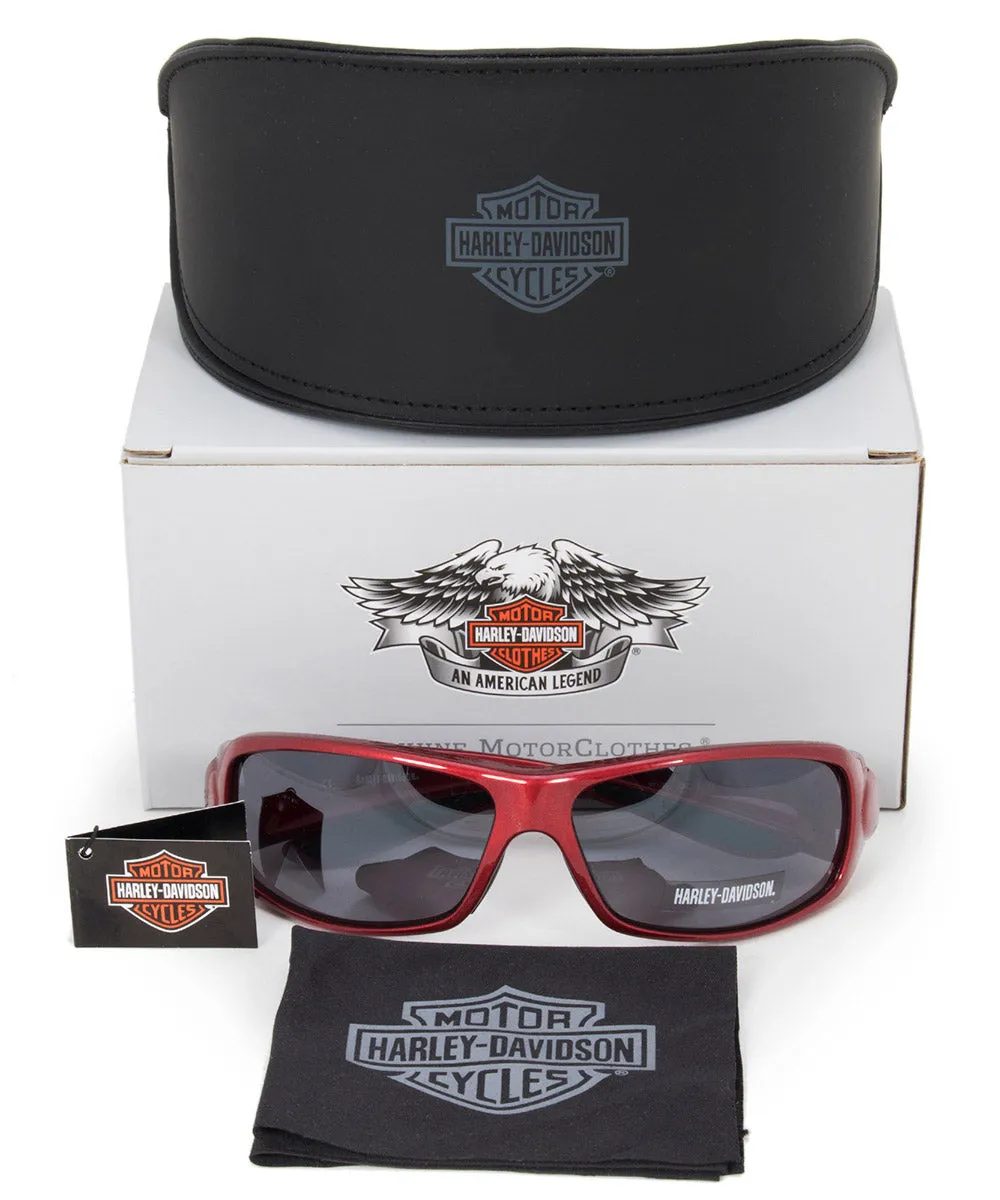 Harley Davidson Rectangle Sunglasses HDS8002 RD 3F 63