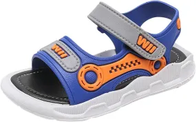 Kids Beach Sandal Lightweight Breathable Open-Toe Shoes for Boys and Girls Non-Slip Adjustable Straps Toddler Clogs