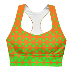 Lemon and Lime - Longline sports bra