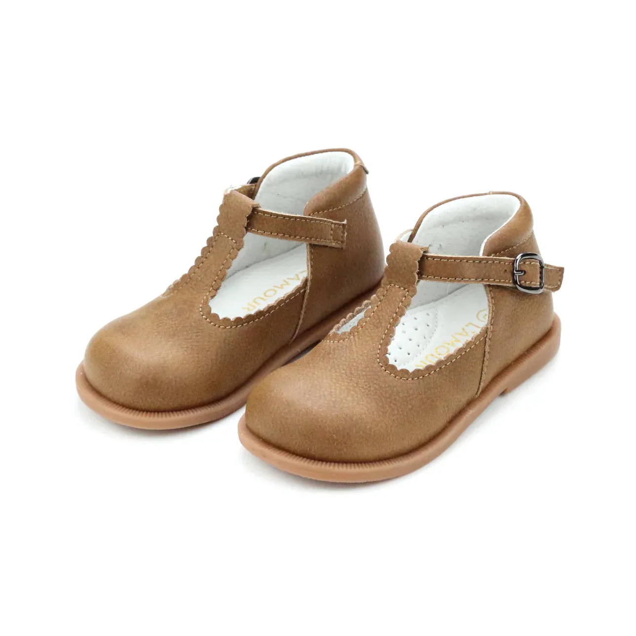 Louise Scalloped T-strap Mary Jane Shoe - FINAL SALE