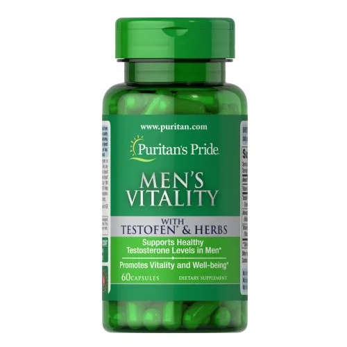 Men's Vitality with Testofen 60 Capsules By Puritan's Pride