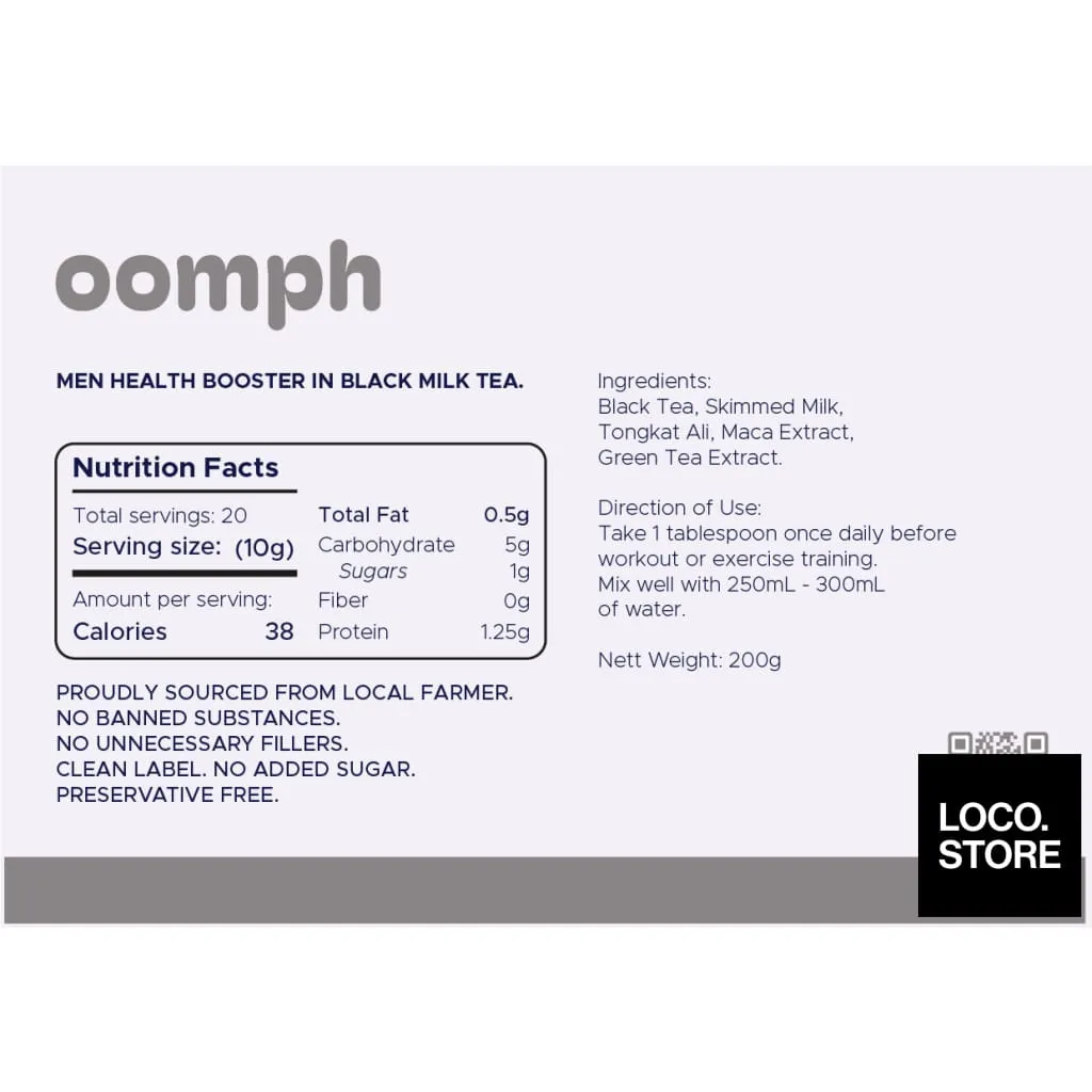 OOMPH Men Health Booster Milk Tea 200g