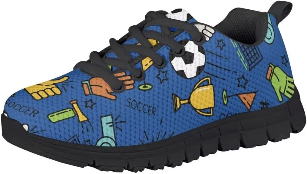 PinUp Angel Cool Print Boys Tennis Shoes Sports Running Sneaker Casual Lace Up Walking Shoes