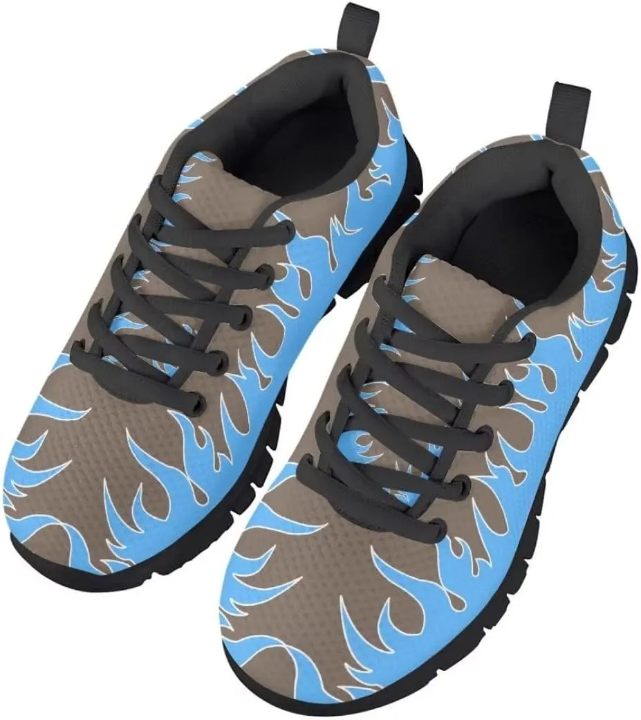 PinUp Angel Cool Print Boys Tennis Shoes Sports Running Sneaker Casual Lace Up Walking Shoes