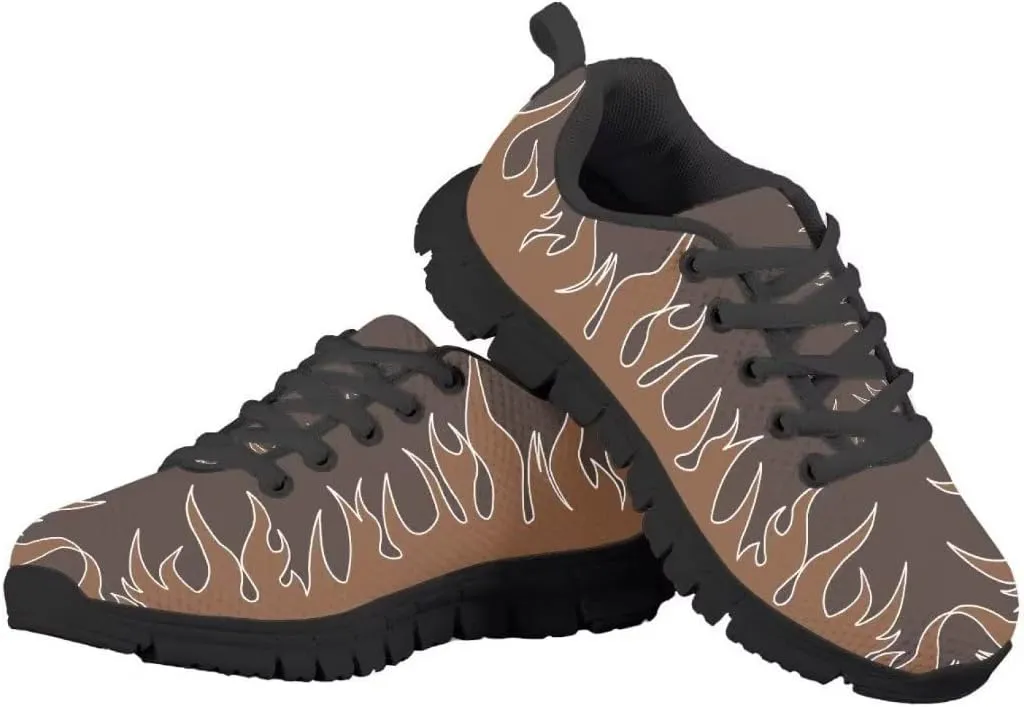 PinUp Angel Cool Print Boys Tennis Shoes Sports Running Sneaker Casual Lace Up Walking Shoes
