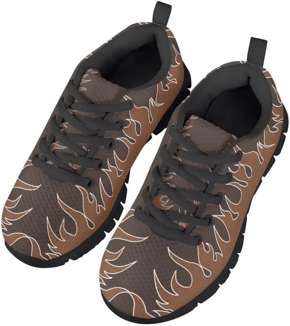 PinUp Angel Cool Print Boys Tennis Shoes Sports Running Sneaker Casual Lace Up Walking Shoes