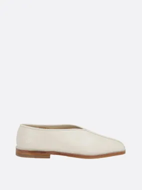 Piped Nappa Leather Slippers