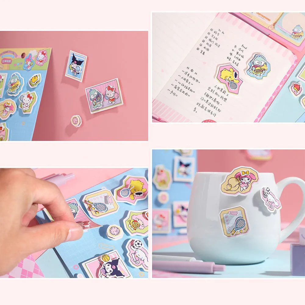 Sanrio Sports Time 3D Stickers Set