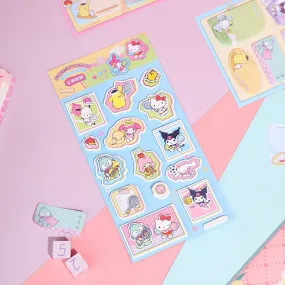 Sanrio Sports Time 3D Stickers Set