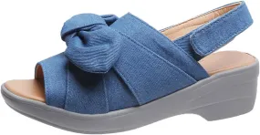 Strappy Shoes for Women Fashionable Casual Slingback Design with Bow Comfortable Summer Footwear 2025