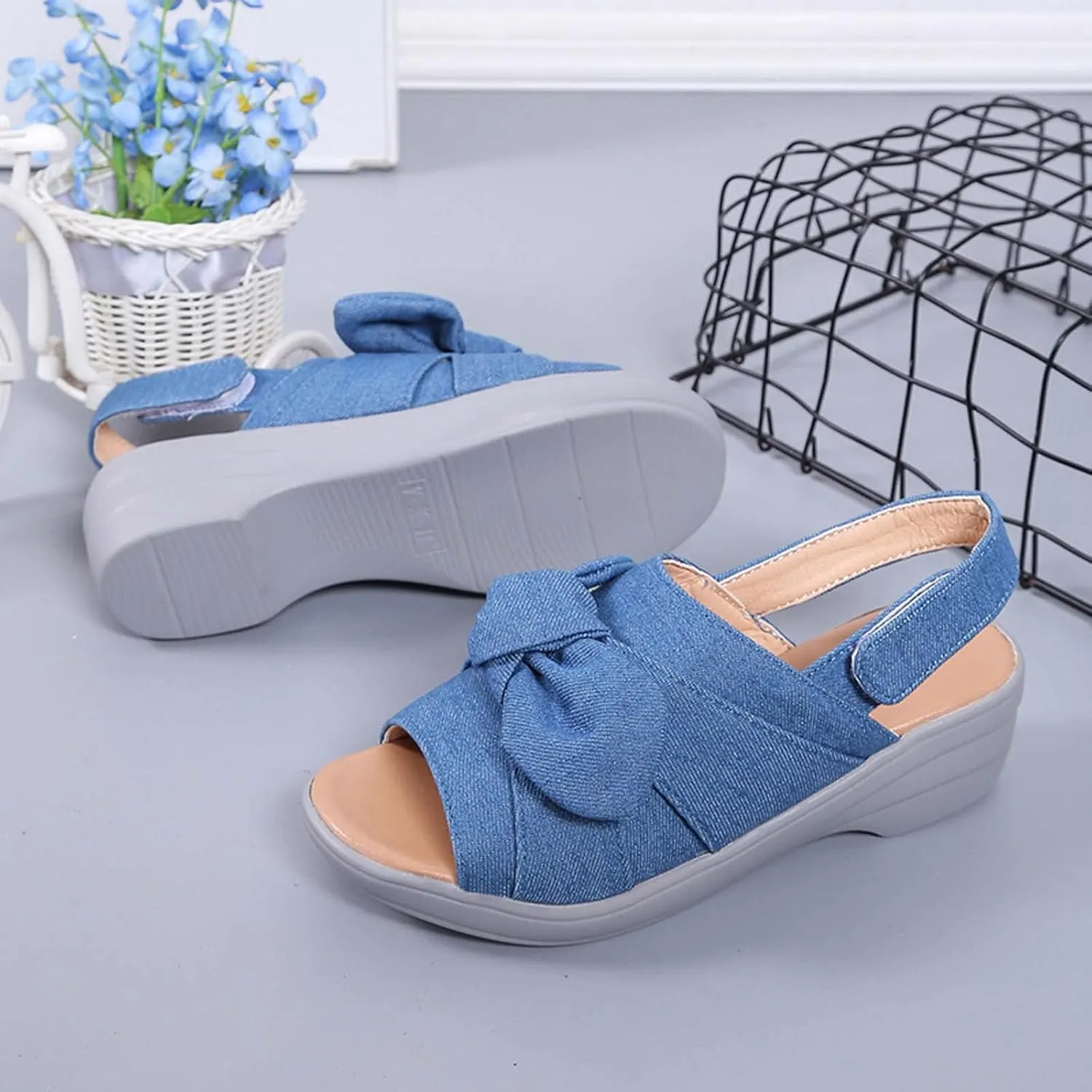 Strappy Shoes for Women Fashionable Casual Slingback Design with Bow Comfortable Summer Footwear 2025