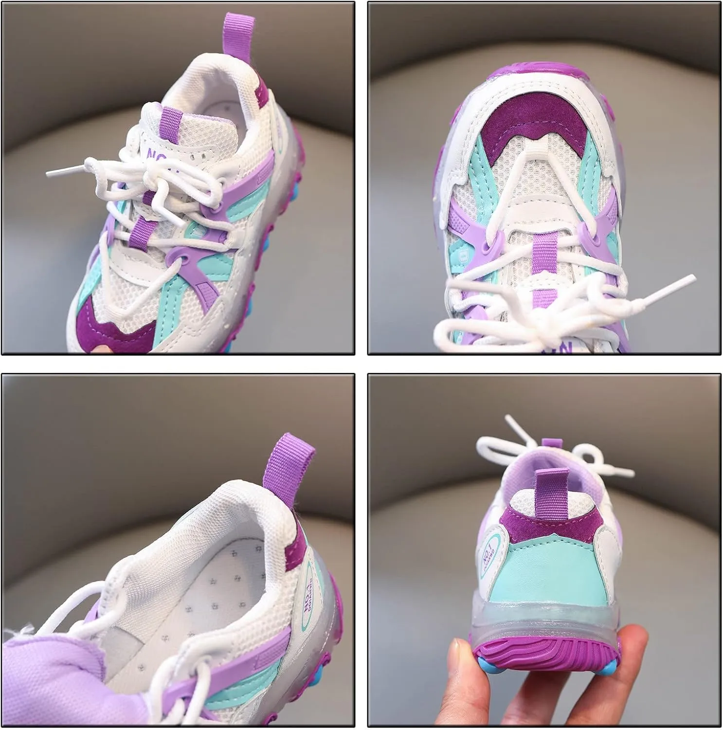 Toddler Boys Girls Light Up Shoes LED Flashing Lightweight Mesh Breathable Running Sneakers for Toddler Little