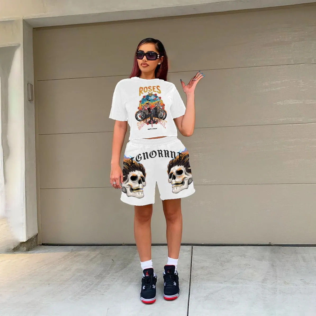 Trendy Tee & Shorts Combo