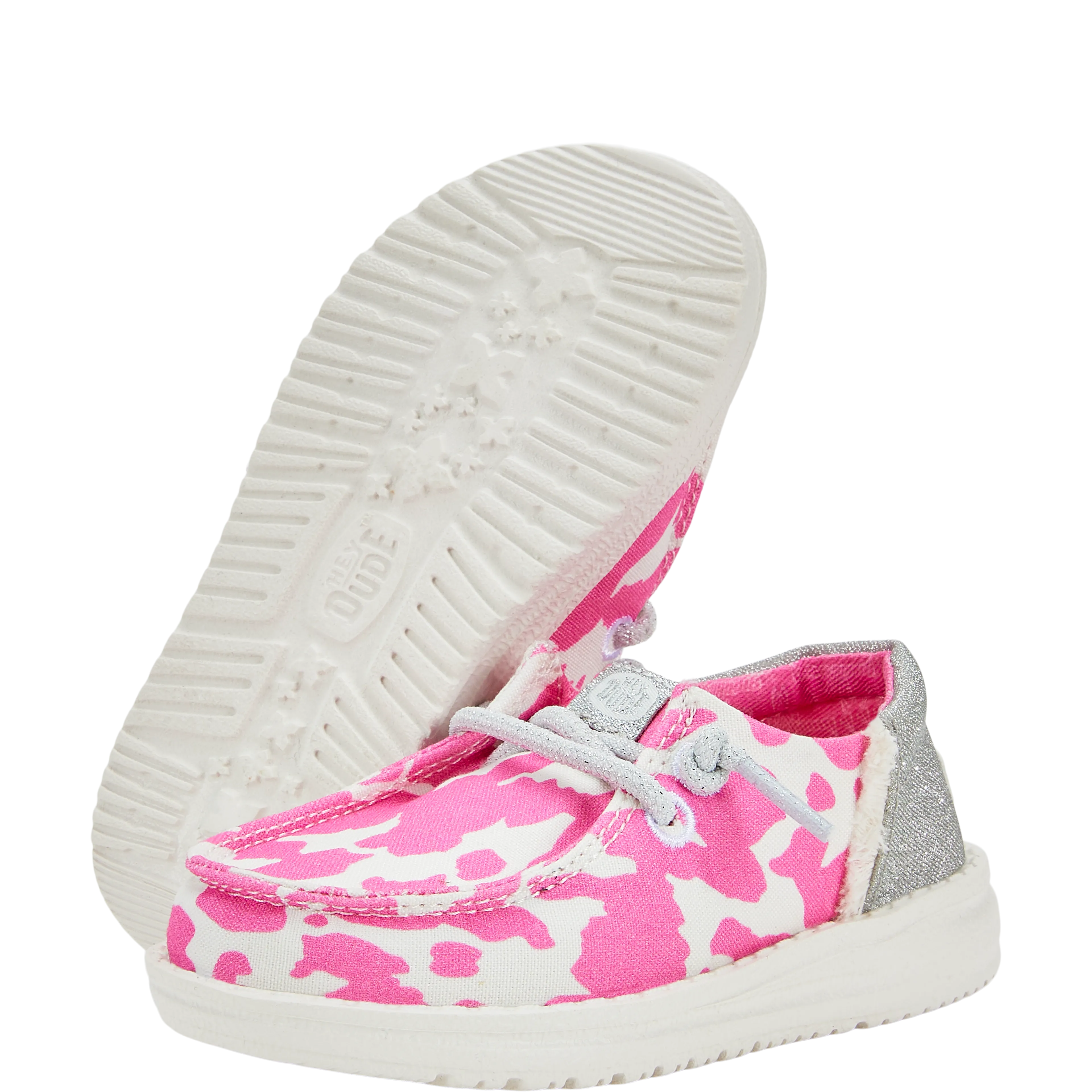 Wendy Toddler Funk Cowgirl Bling - Pink/Cow Silver