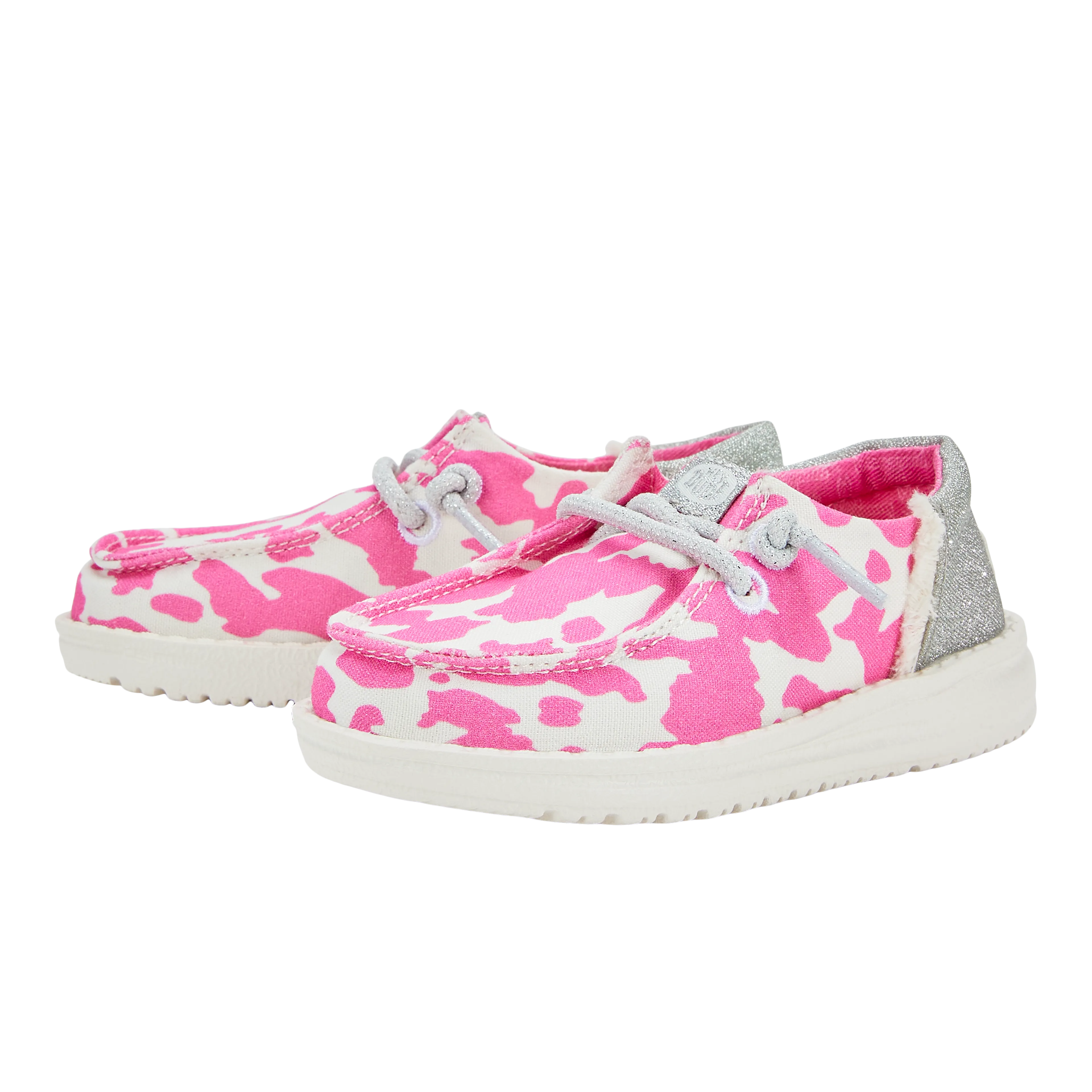 Wendy Toddler Funk Cowgirl Bling - Pink/Cow Silver
