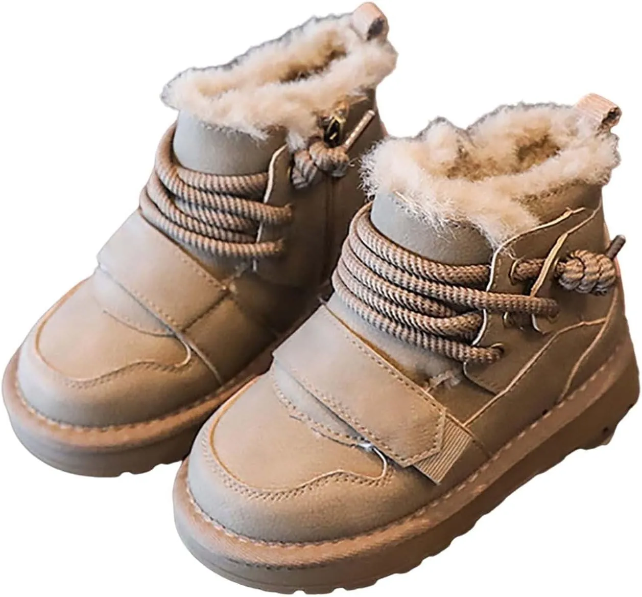 Winter Girls Boys Ankle Boots Kids Comfortable Warm Lined Comfort Casual Sports Shoes for Children Boys Slip on Boots