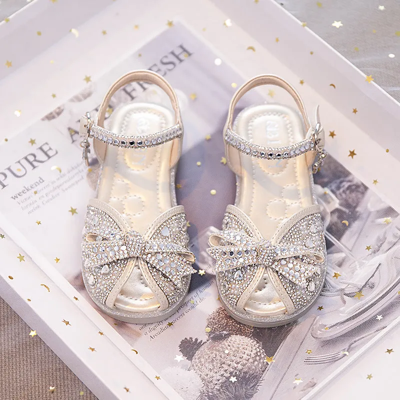 xiangtuibao  Summer Girls Sandals New Children's Fashionable Princess Sandals Soft Bottom Internet Celebrity Girls Summer Medium and Big Children