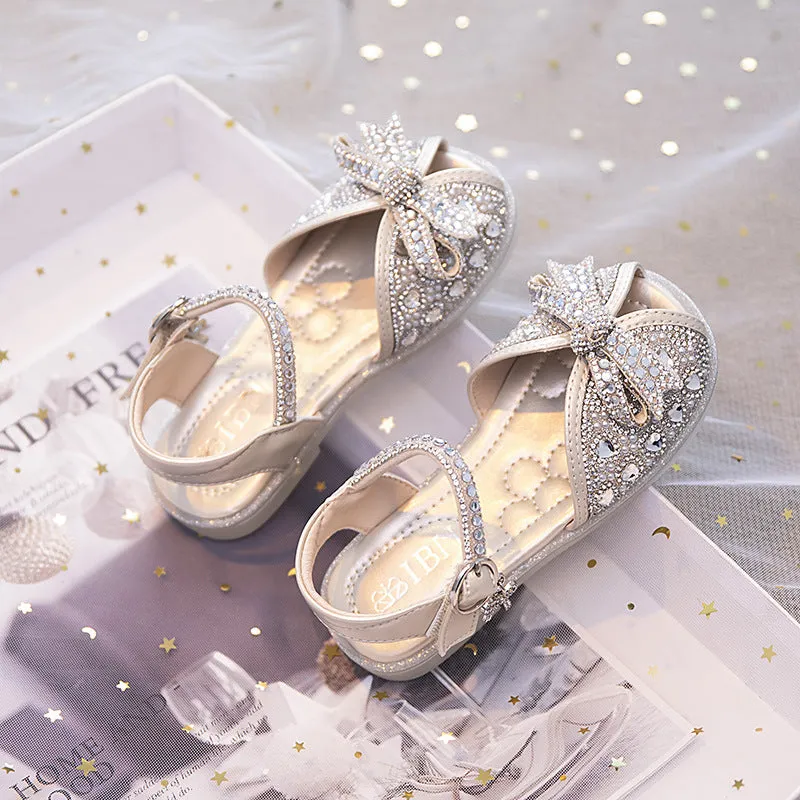 xiangtuibao  Summer Girls Sandals New Children's Fashionable Princess Sandals Soft Bottom Internet Celebrity Girls Summer Medium and Big Children