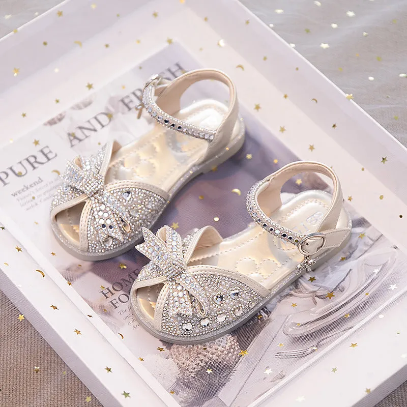 xiangtuibao  Summer Girls Sandals New Children's Fashionable Princess Sandals Soft Bottom Internet Celebrity Girls Summer Medium and Big Children