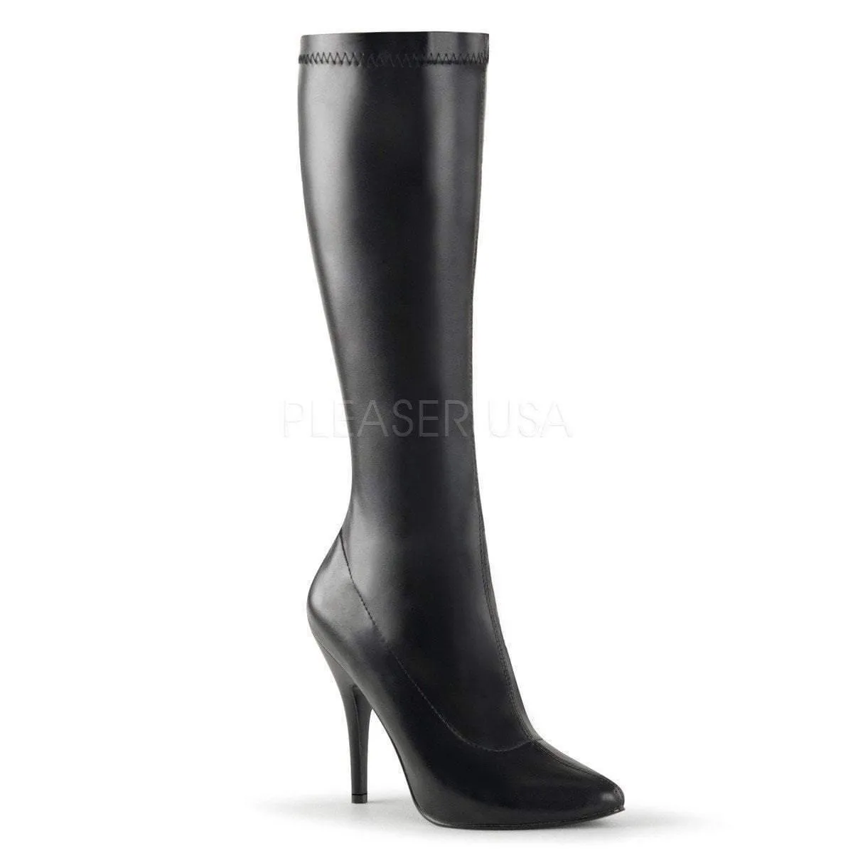 Zipped Knee High Boots