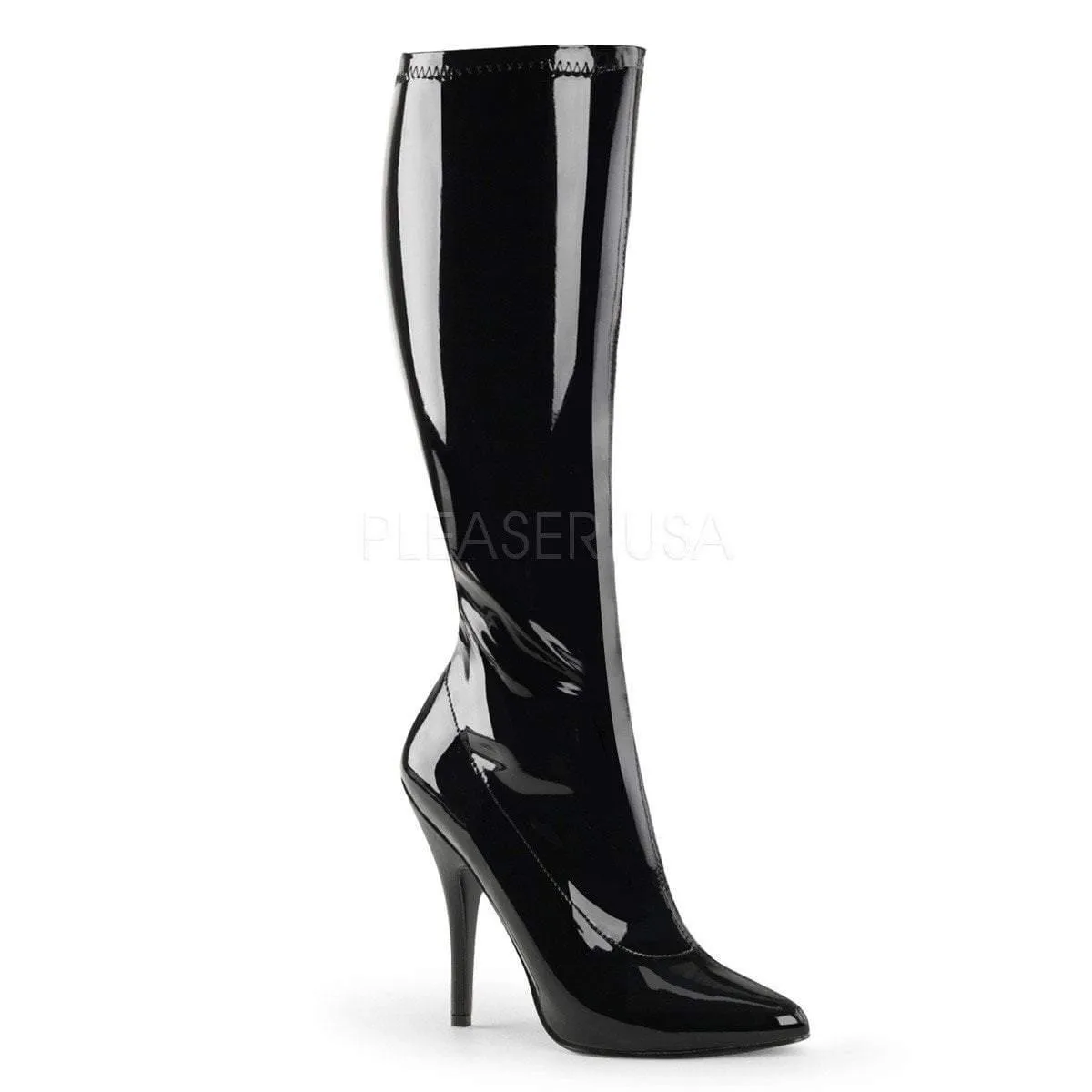 Zipped Knee High Boots